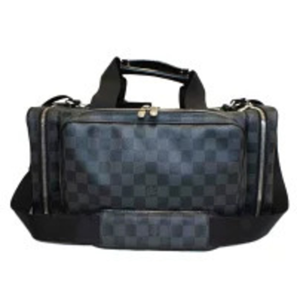 LOUIS VUITTON Camera bag Damier Graphite Black